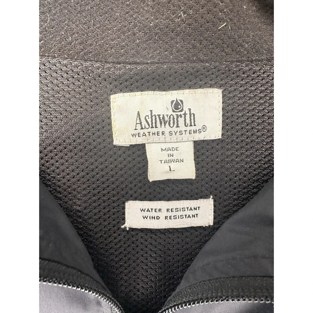 Ashworth Weather Systems Women's Large Jacket Blue Water Wind Resistant L